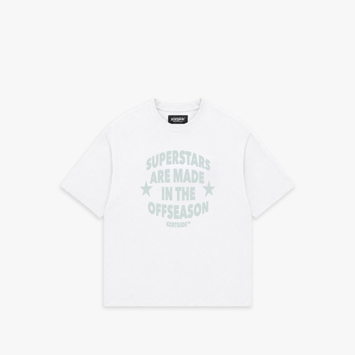 KORTSIIDE SUPERSTAR CLASSIC T-SHIRT WHITE/AIR BLUE