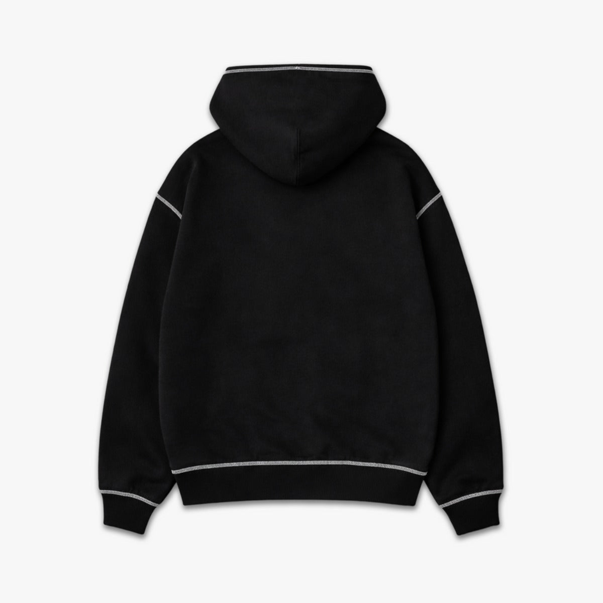 KORTSIIDE SUPERSTAR STITCHED HOODIE TRIPLE BLACK