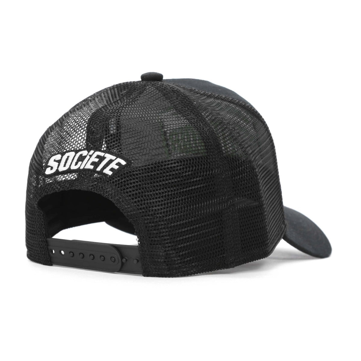SOCIETE NOIR MARAIS MESH TRUCKER BLACK/KHAKI