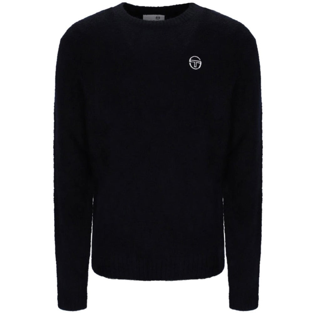 SERGIO TACCHINI CAPUTO CREW NECK KNITTED JUMPER MARITIME BLUE