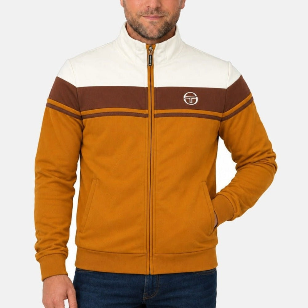 SERGIO TACCHINI DAMARINDO TRACK TOP GARDENIA/POTTING SOIL/GOLDEN BROWN