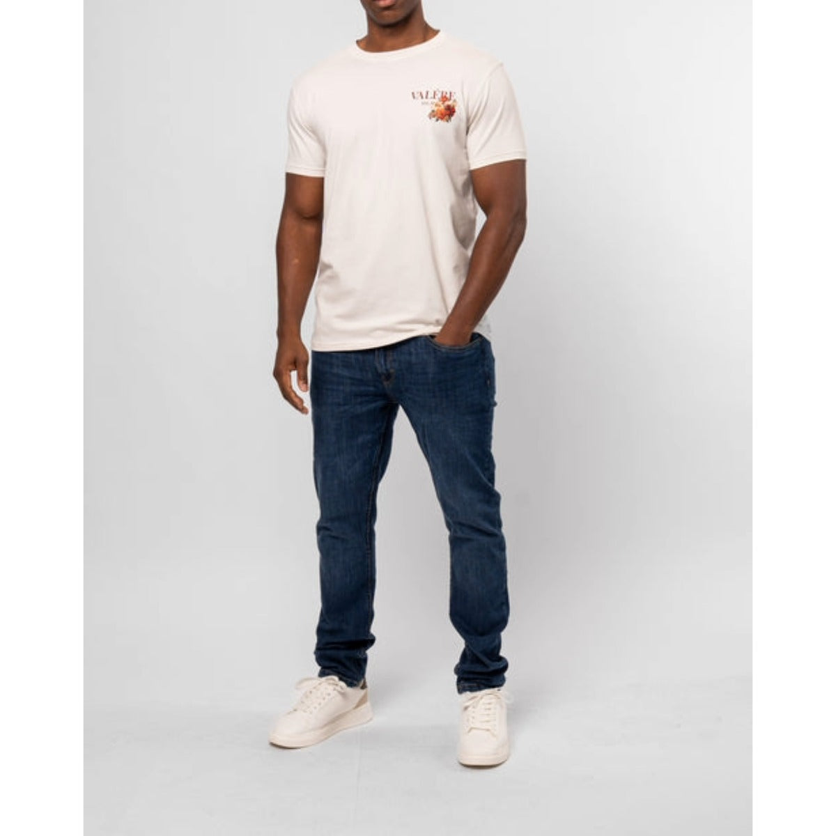 VALERE GORZANO T-SHIRT ECRU