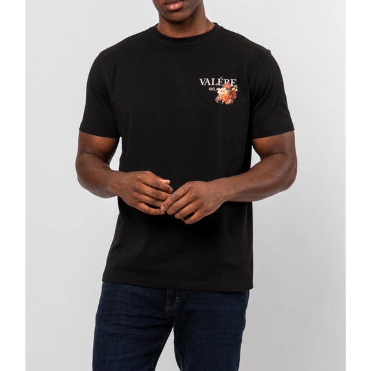 VALERE GORZANO T-SHIRT BLACK