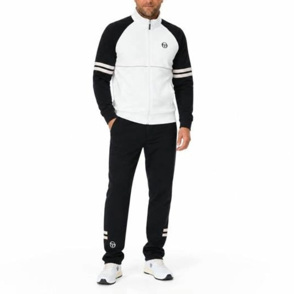 SERGIO TACCHINI ORION TRACK PANT BLACK/PEYOTE