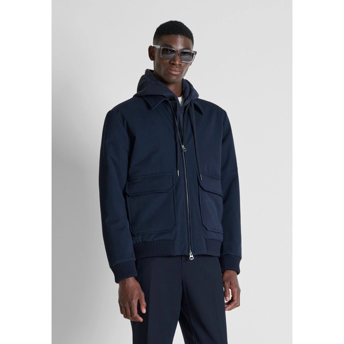 ANTONY MORATO RELAXED FIT JACKET MARINE NAVY MMCO00999