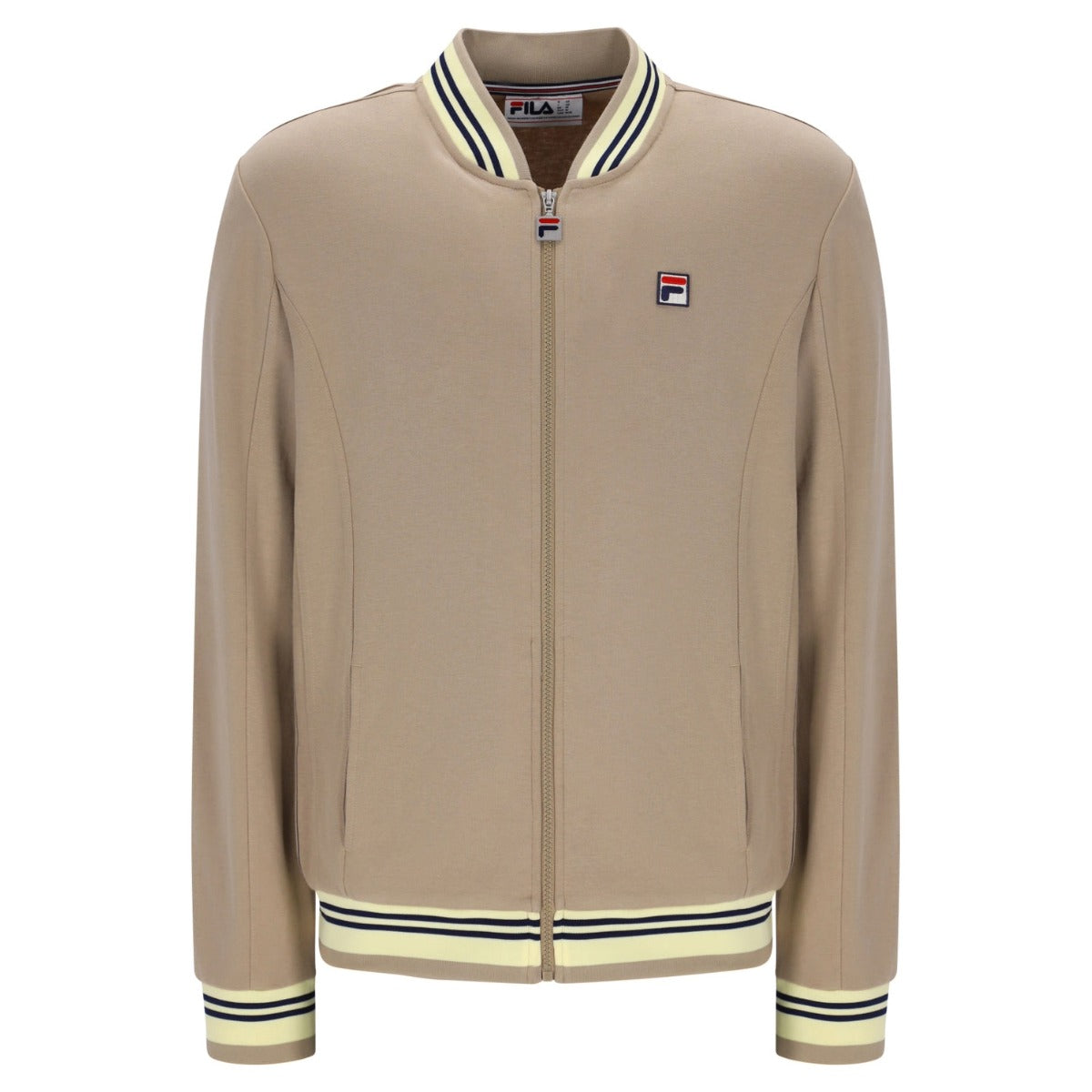 FILA  SETTANTA TRACK JACKET CHINCHILLA/CREAM/NAVY