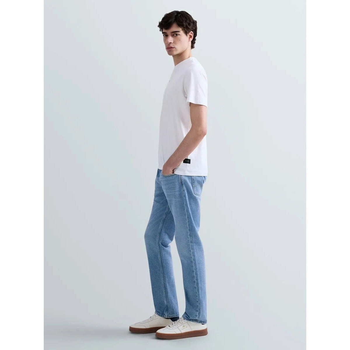 REPLAY LOGO T-SHIRT M3098 OFF WHITE