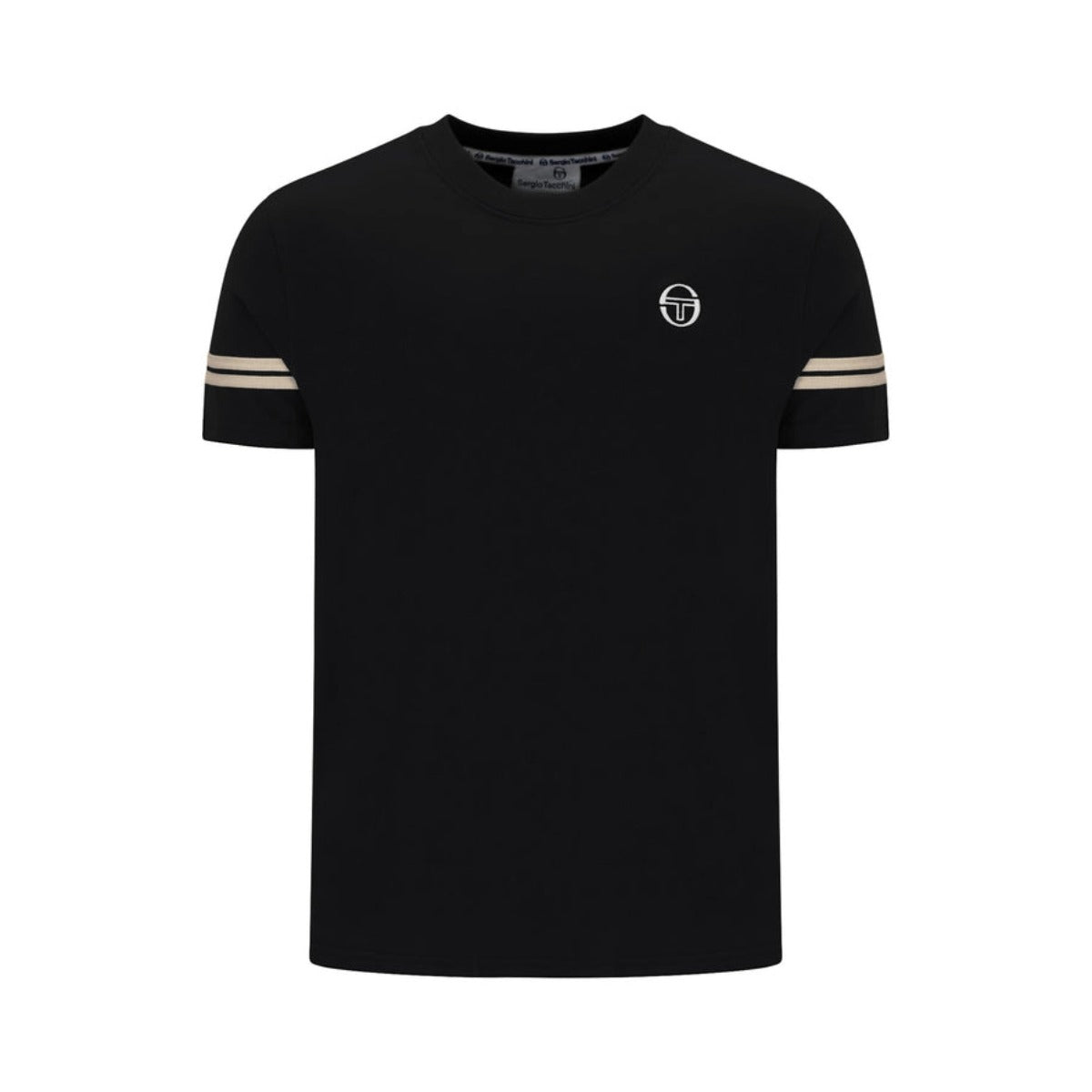 SERGIO TACCHINI GRELLO T-SHIRT BLACK/PEYOTE