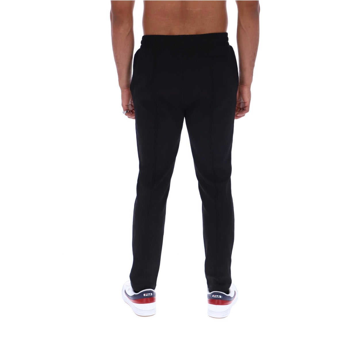 FILA MOLVENO PIN TUCK TRACK PANTS BLACK