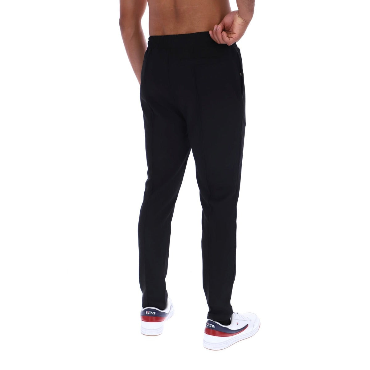 FILA MOLVENO PIN TUCK TRACK PANTS BLACK