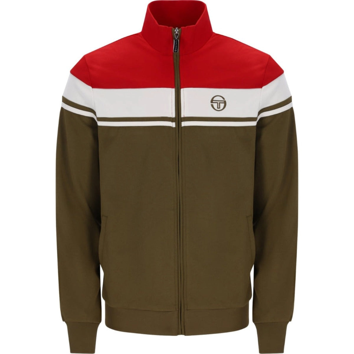 SERGIO TACCHINI DAMARINDO TRACK TOP ADRENALINE RUSH/GARDENIA/DARK OLIVE