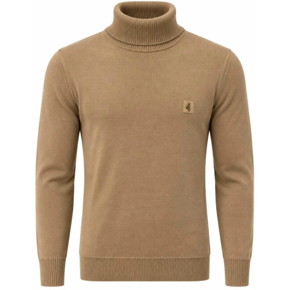 GABICCI RICARDO ROLL NECK JUMPER CARAMEL V57GK09