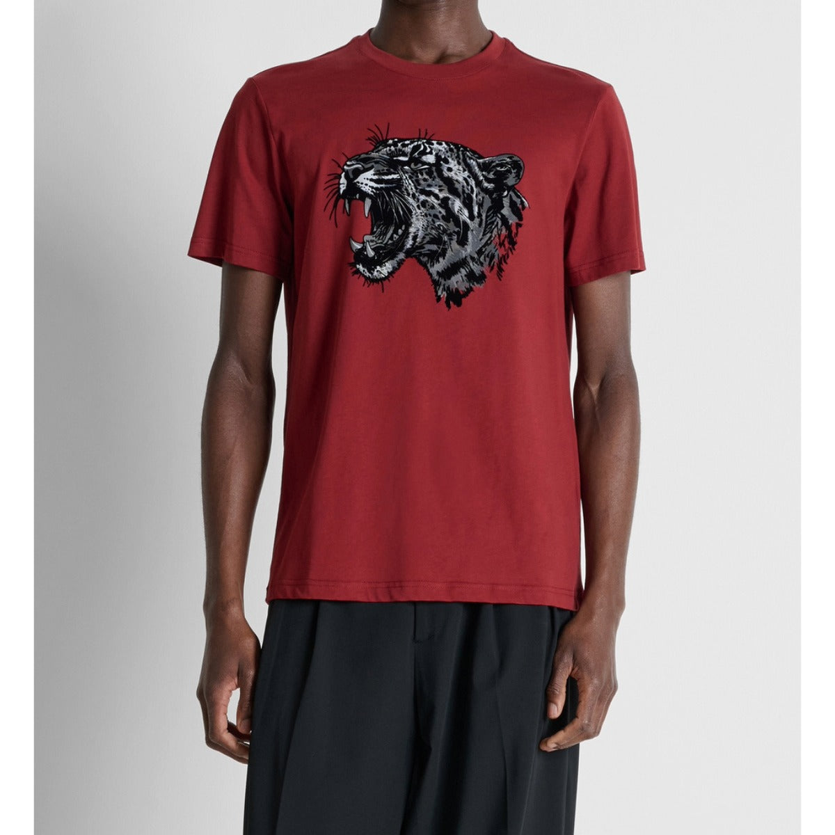 ANTONY MORATO REGULAR FIT GRAPHIC T-SHIRT RED WINE MMKS02692