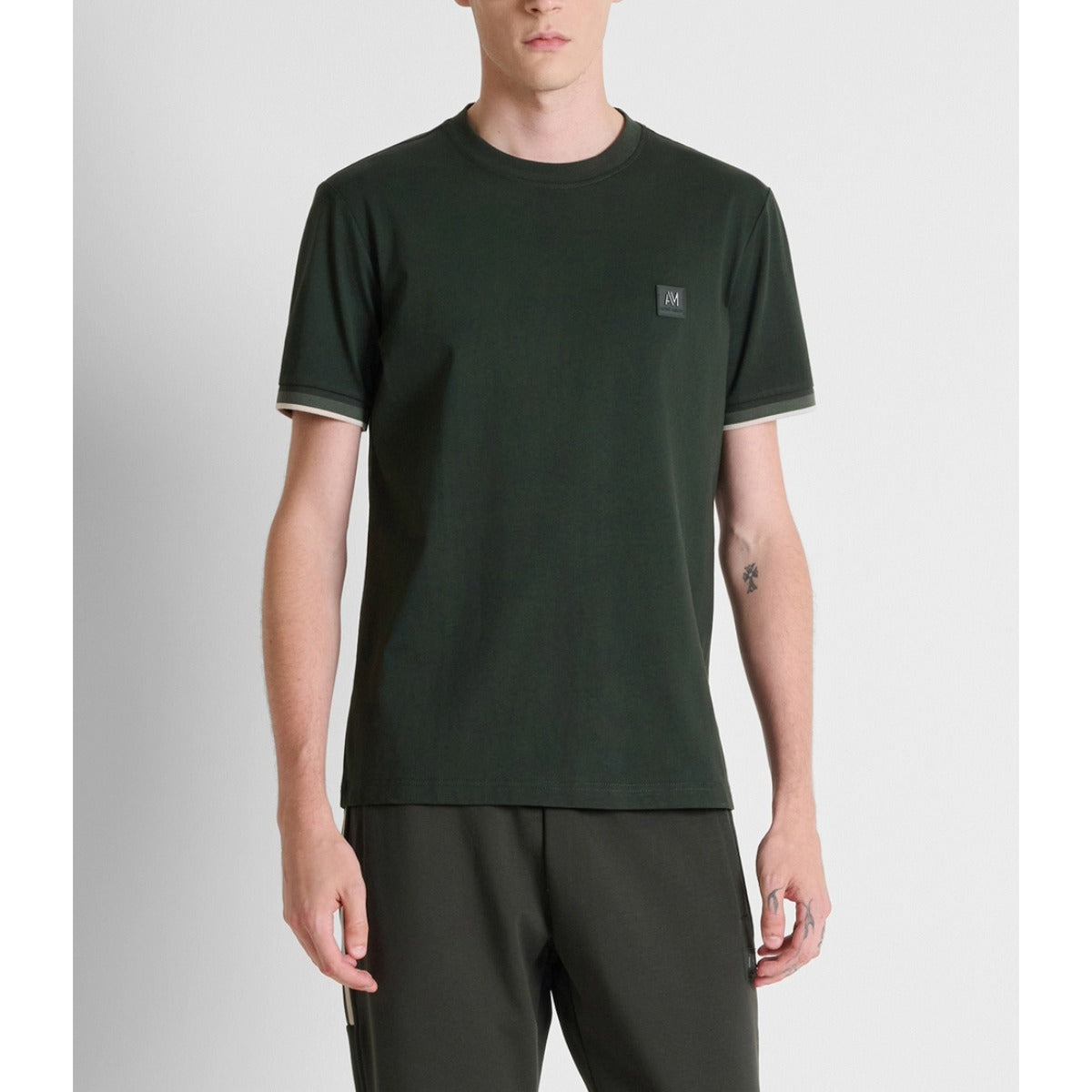 ANTONY MORATO REGULAR FIT JERSEY T-SHIRT FOREST GREEN MMKS02733