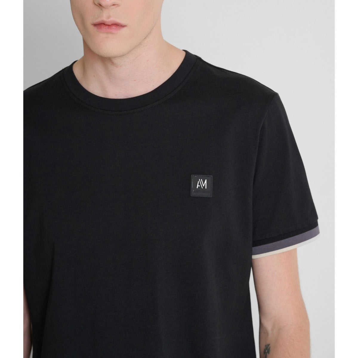 ANTONY MORATO REGULAR FIT JERSEY T-SHIRT BLACK MMKS02733