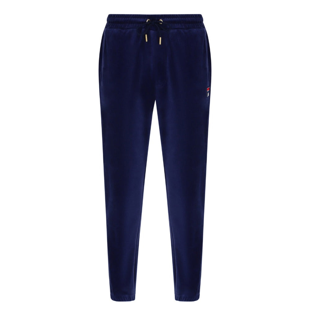 FILA EDDIE PANT 2 VELOUR TRACK PANT NAVY BLUE