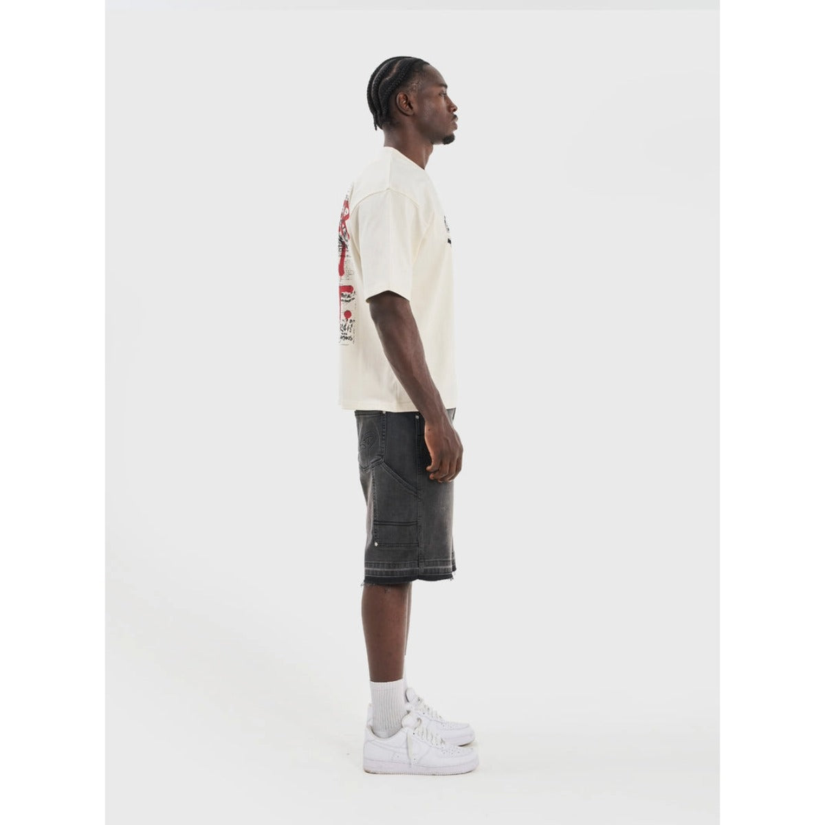 LEGENDE PARIS RTM NEWSPAPER T-SHIRT OFF WHITE