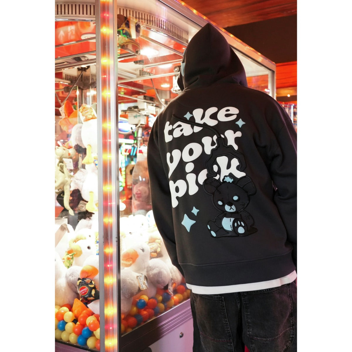 FRESH FLAVOURSTAKE YOUR PICK HOODIE CHARCOAL GREY