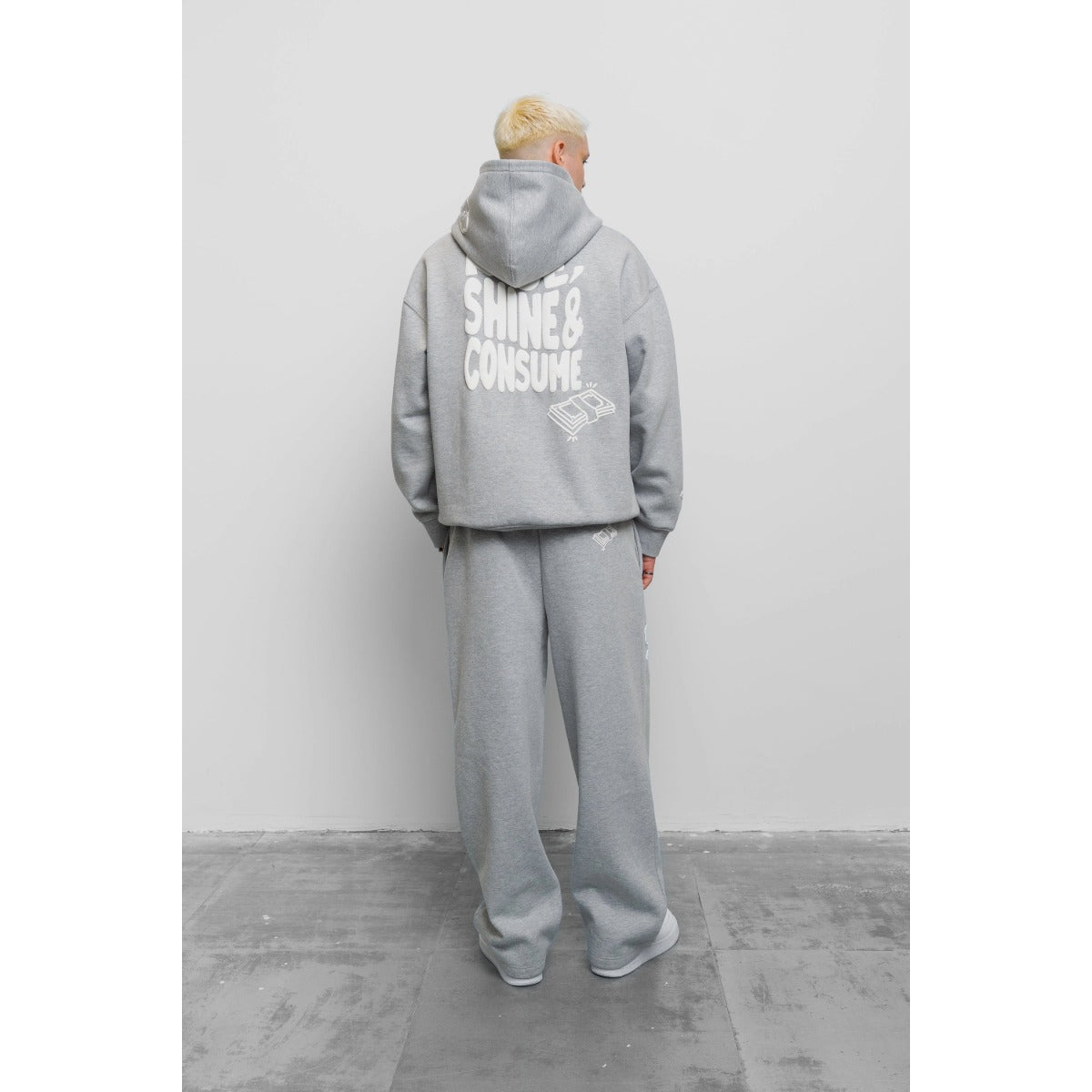 FRESH FLAVOURS RISE, SHINE & CONSUME JOGGER LIGHT GREY