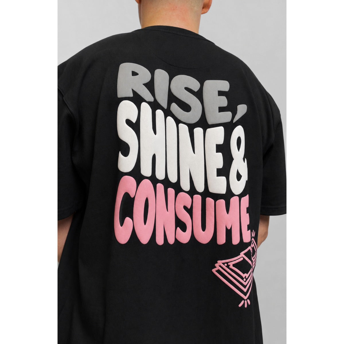 FRESH FLAVOURS RISE T-SHIRT BLACK