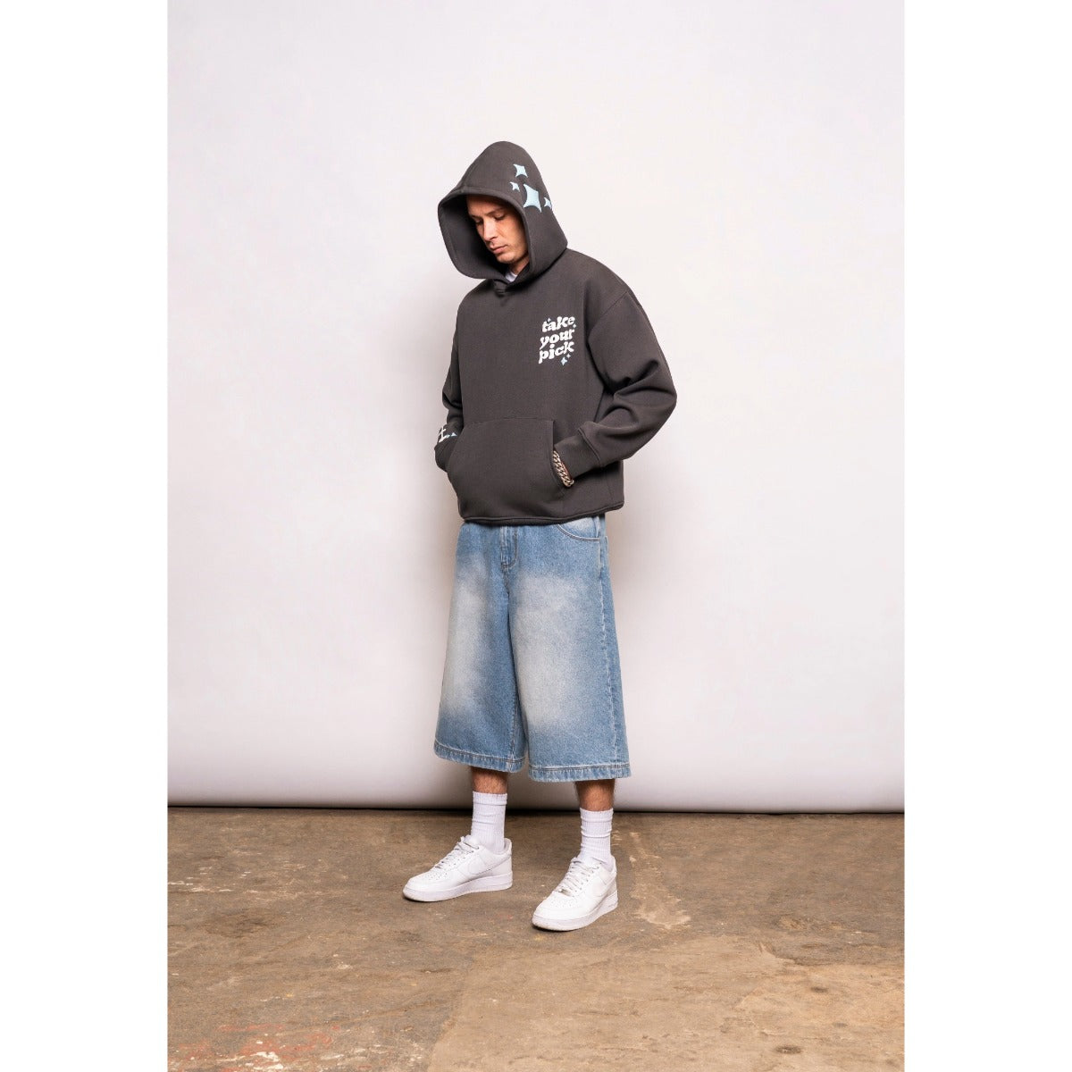 FRESH FLAVOURSTAKE YOUR PICK HOODIE CHARCOAL GREY