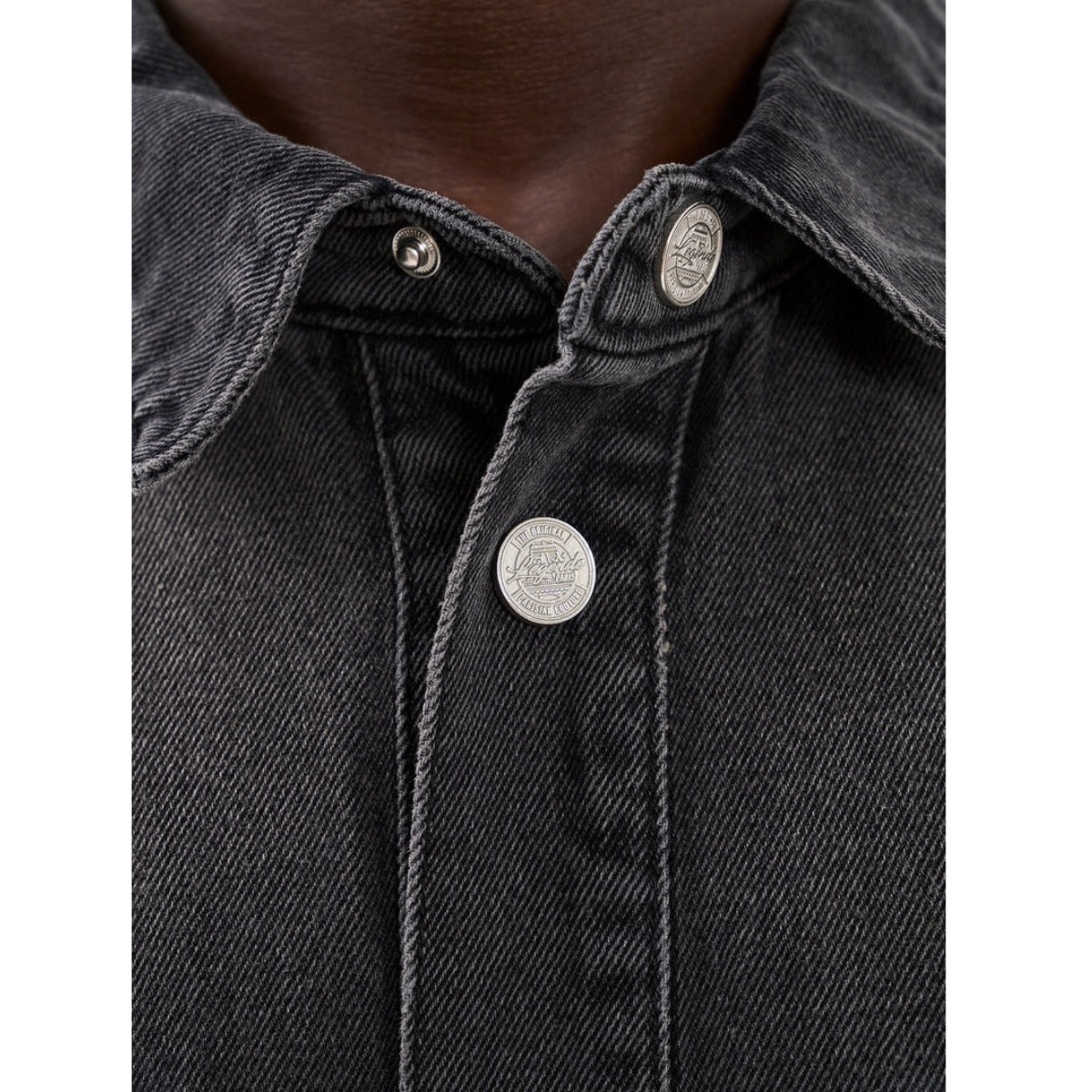 LEGENDE PARIS DENIM OVER-SHIRT BLACK