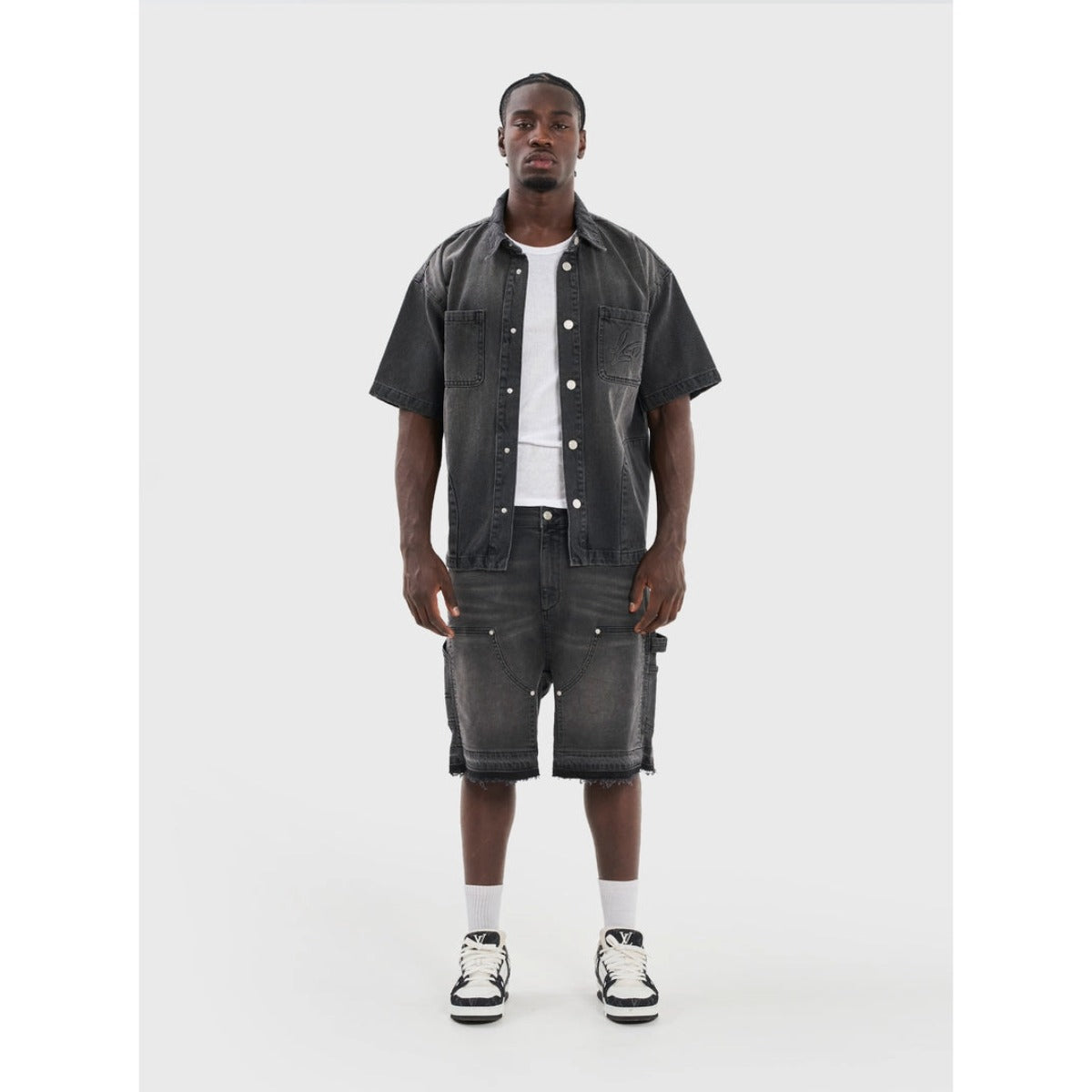 LEGENDE PARIS DENIM OVER-SHIRT BLACK