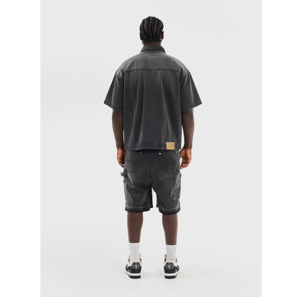 LEGENDE PARIS DENIM OVER-SHIRT BLACK