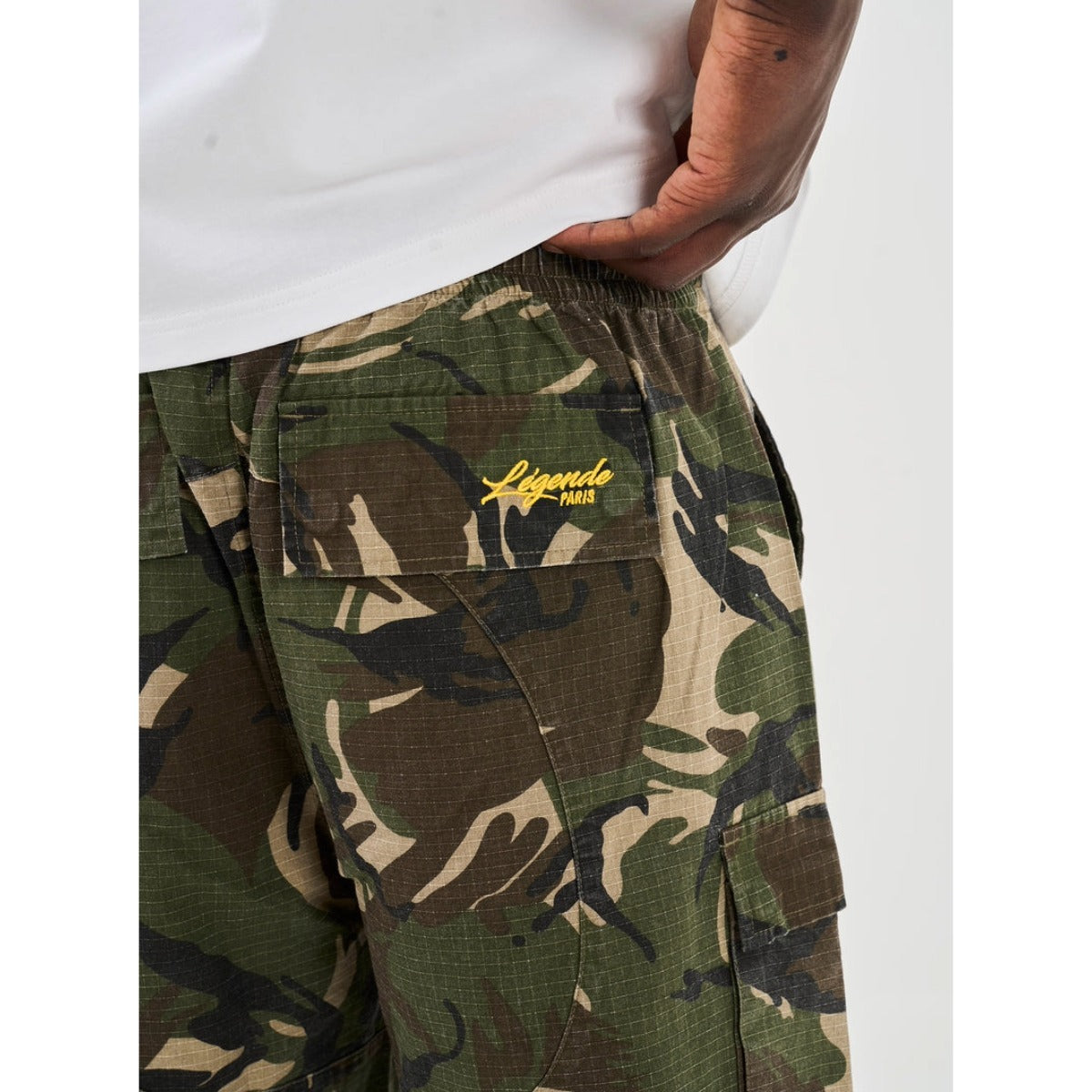 LEGENDE PARIS CAMO SHORT GREEN