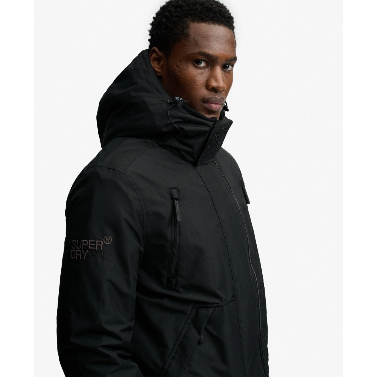 SUPERDRY HOODED MF ARCTIC WINDCHEATER BLACK 02A