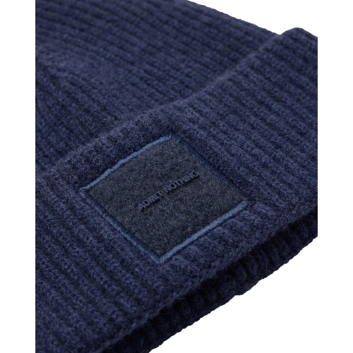 WEEKEND OFFENDER PALMYRA RIB KNIT BEANIE NAVY