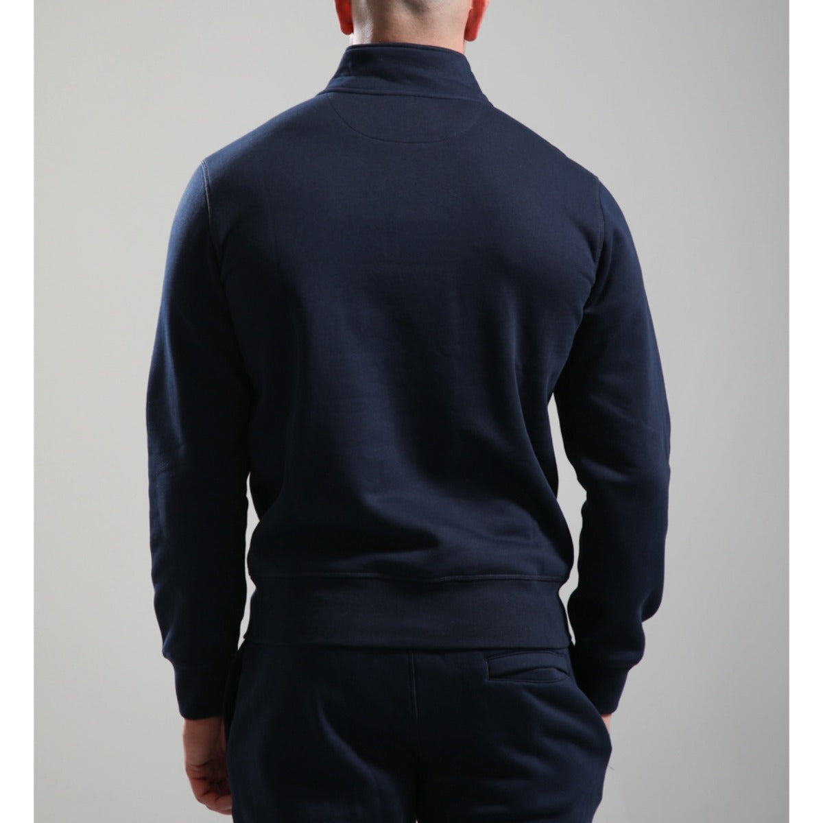 MARSHALL ARTIST MARCHIO 1/4 ZIP SWEATSHIRT NAVY