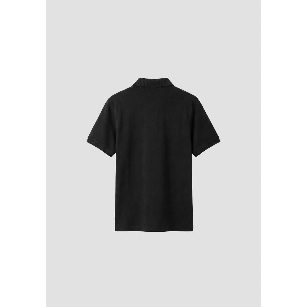 ANTONY MORATO BADGE LOGO POLO BLACK MMKS02699