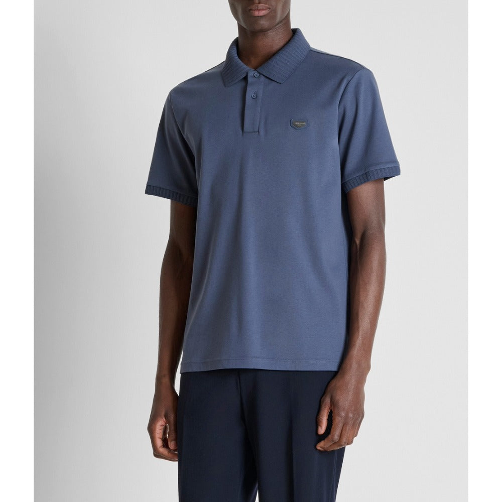 ANTONY MORATO BADGE LOGO POLO INDIGO BLUE MMKS02699