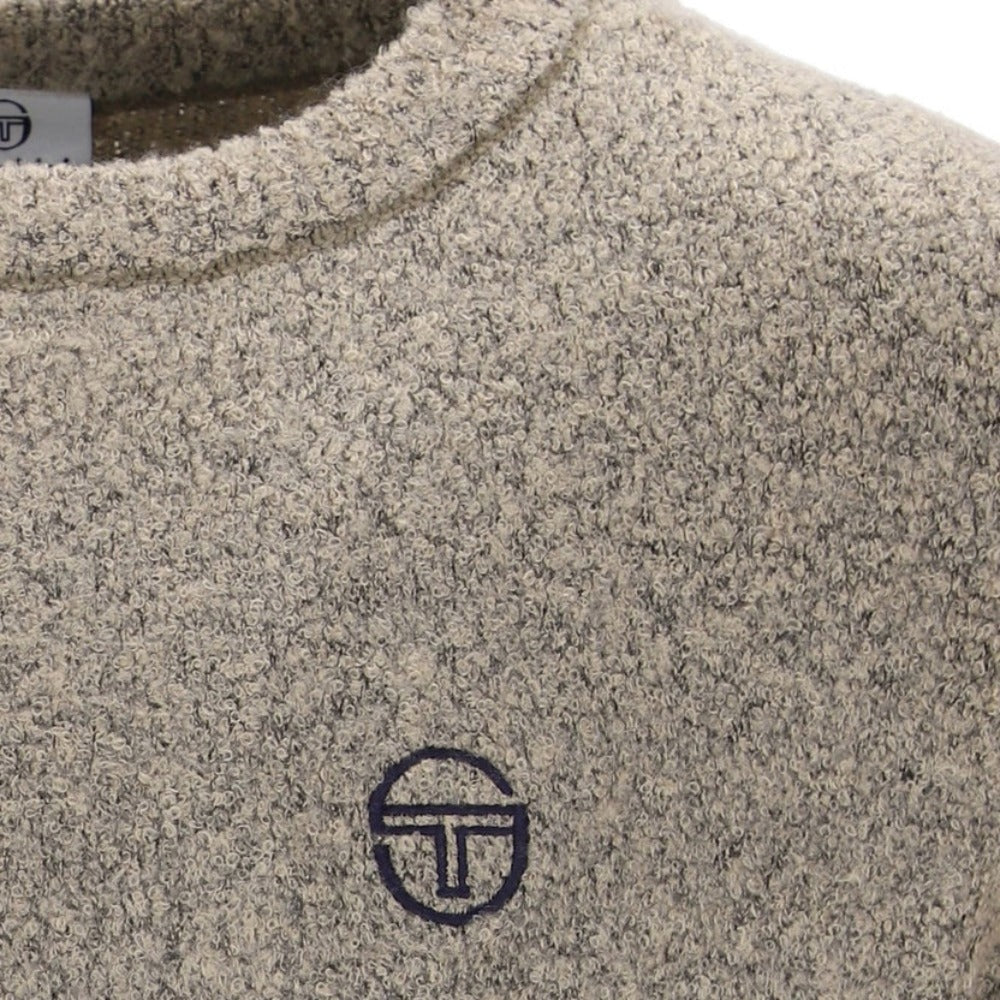 SERGIO TACCHINI CAPUTO CREW NECK KNITTED JUMPER PEYOTE BEIGE