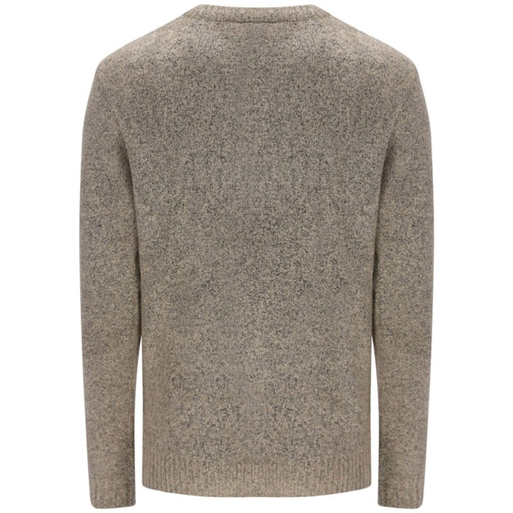SERGIO TACCHINI CAPUTO CREW NECK KNITTED JUMPER PEYOTE BEIGE