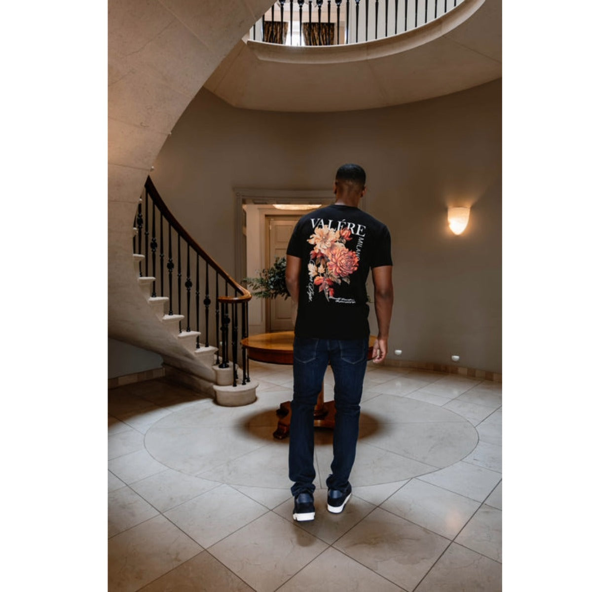 VALERE GORZANO T-SHIRT BLACK