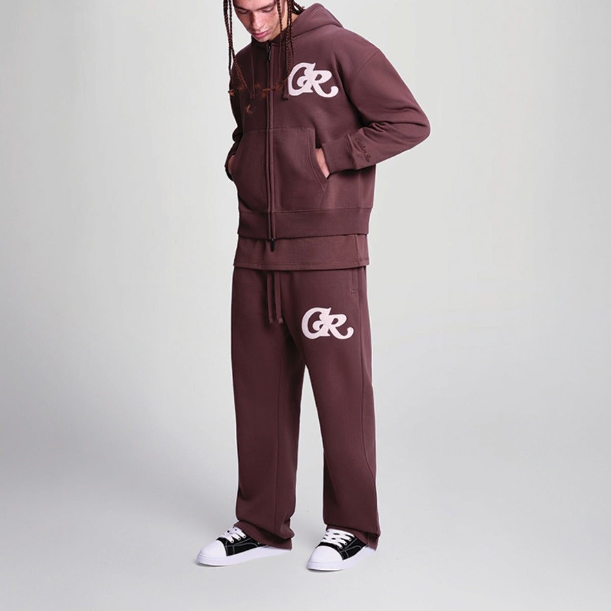 CHRISTIAN ROSE CR JOGGER BROWN