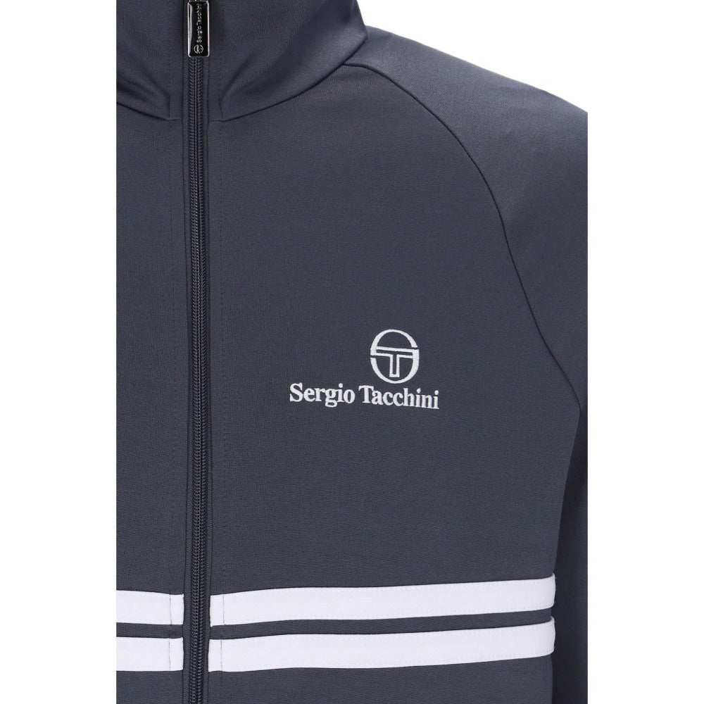 SERGIO TACCHINI NEW DALLAS TRACK TOP TURBULENCE GREY/WHITE/BLACK