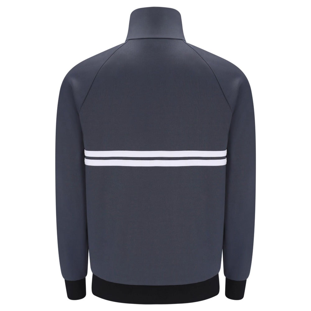 SERGIO TACCHINI NEW DALLAS TRACK TOP TURBULENCE GREY/WHITE/BLACK