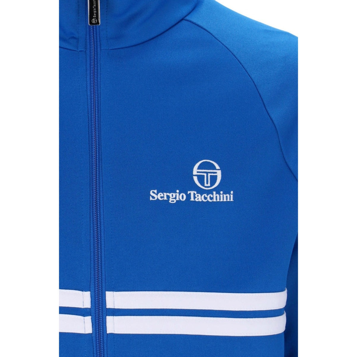 SERGIO TACCHINI NEW DALLAS TRACK JACKET PRINCESS BLUE/WHITE/MARITIME BLUE