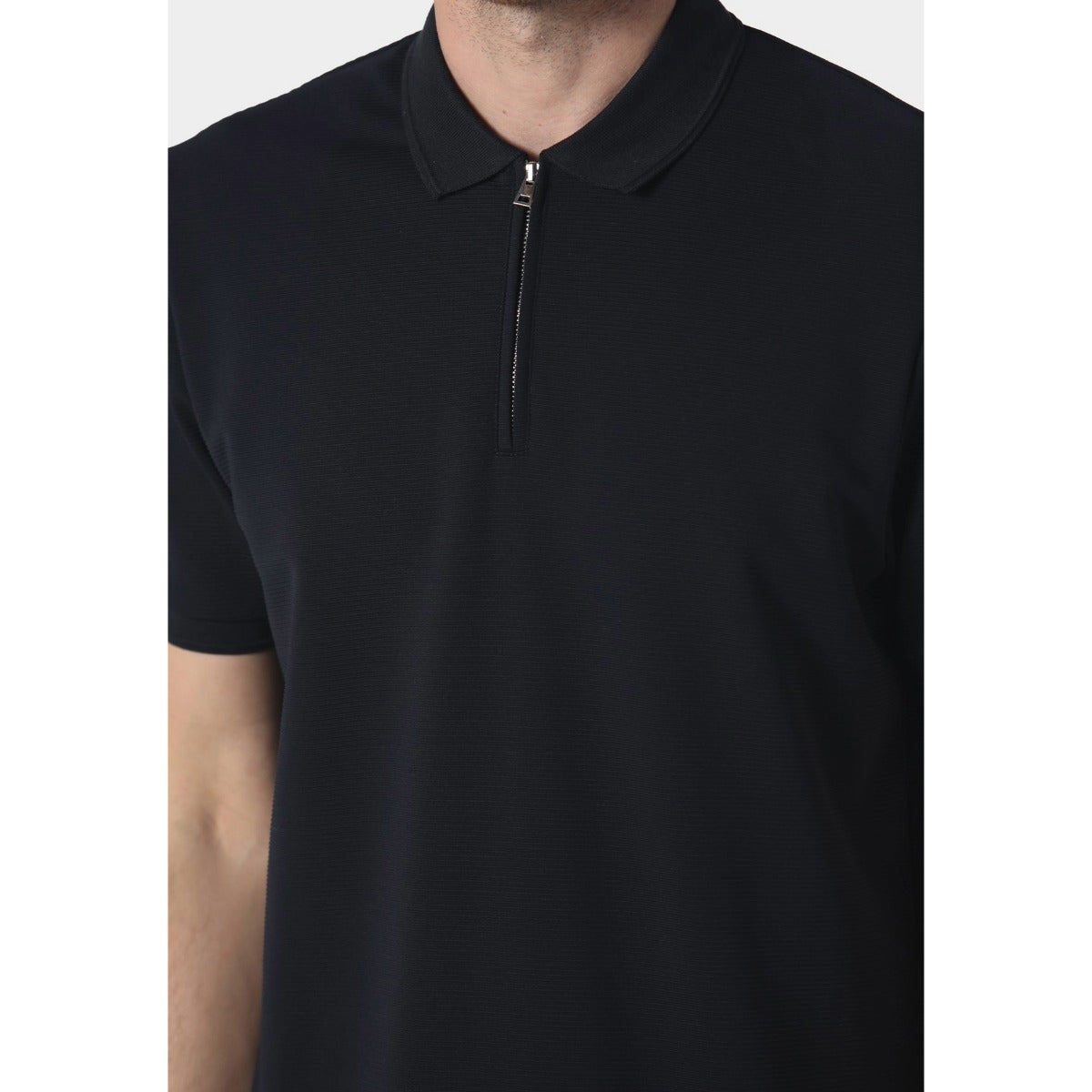 883 POLICE GLACE POLO BLACK