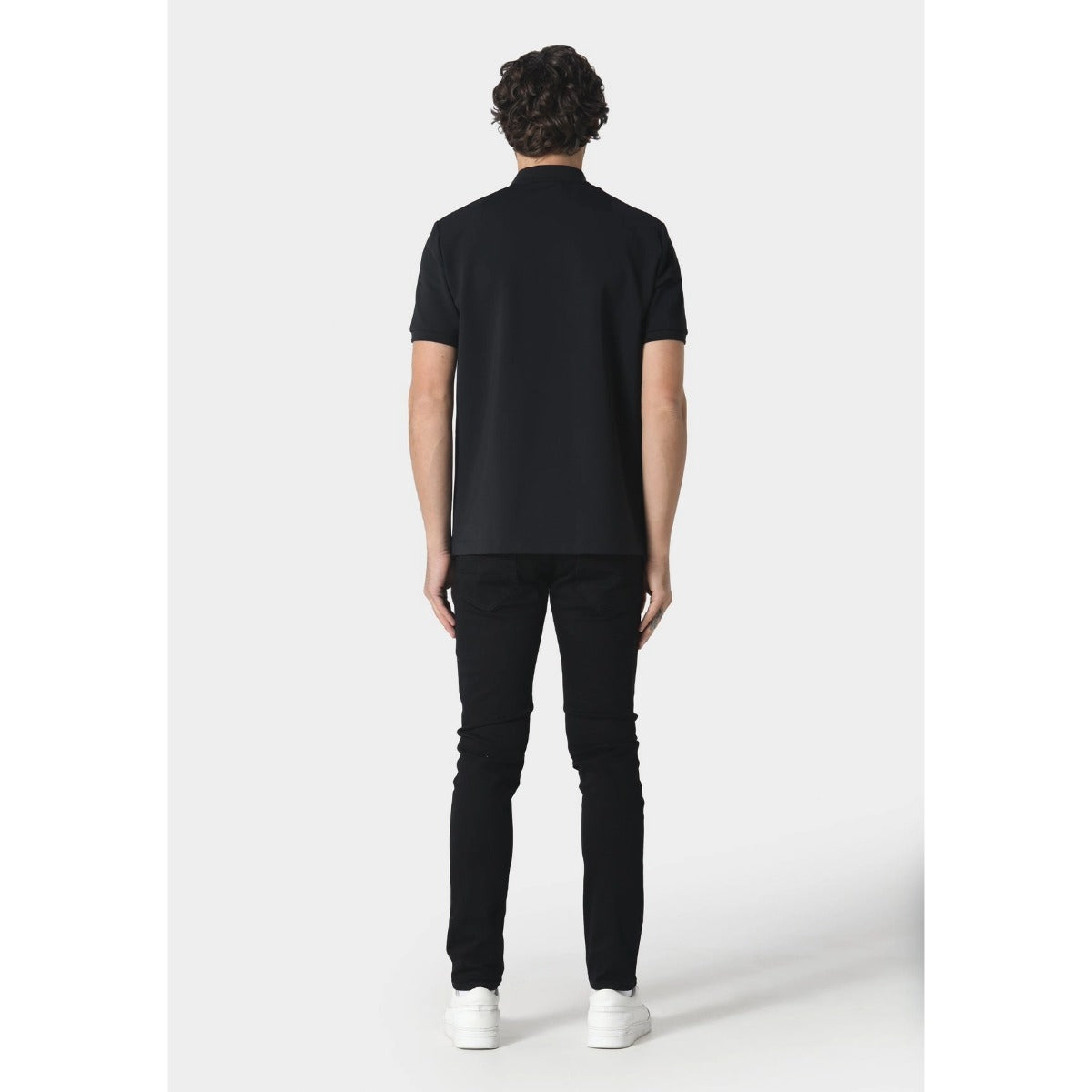883 POLICE GLACE POLO BLACK