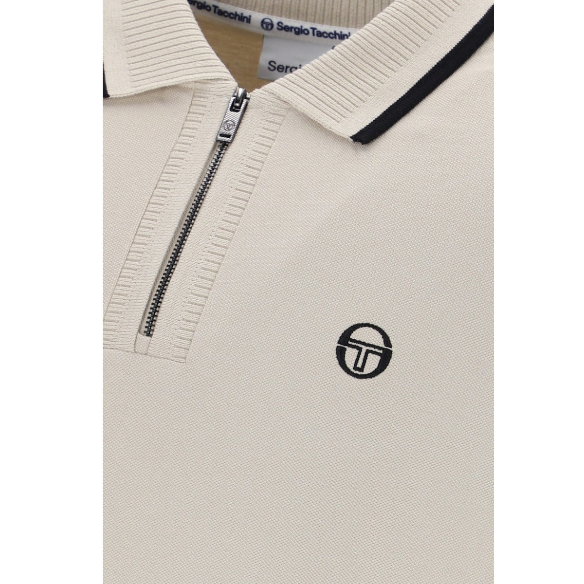 SERGIO TACCHINI DAVIDE POLO SHIRT PEYOTE CREAM
