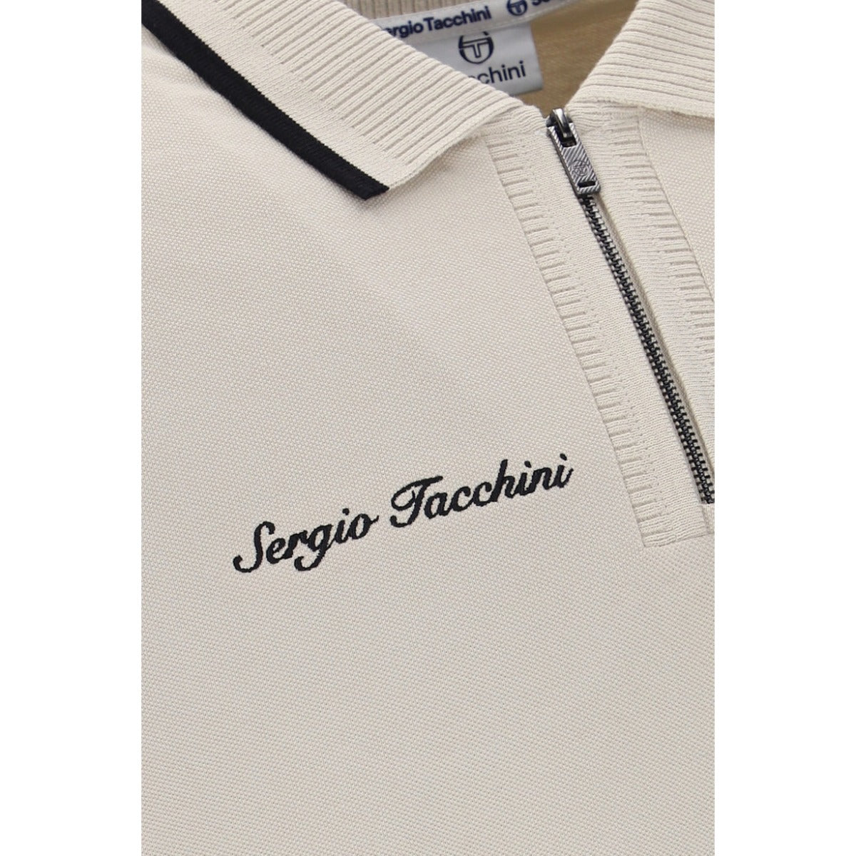 SERGIO TACCHINI DAVIDE POLO SHIRT PEYOTE CREAM