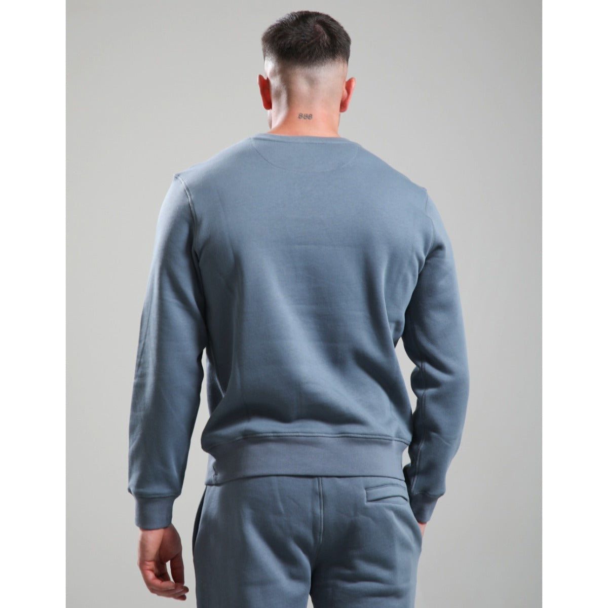MARSHALL ARTIST MARCHIO CREW NECK SWEATSHIRT STORM GREY