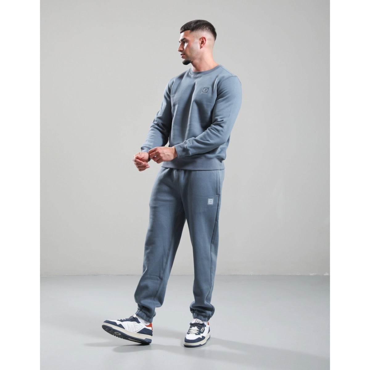 MARSHALL ARTIST MARCHIO CREW NECK SWEATSHIRT STORM GREY
