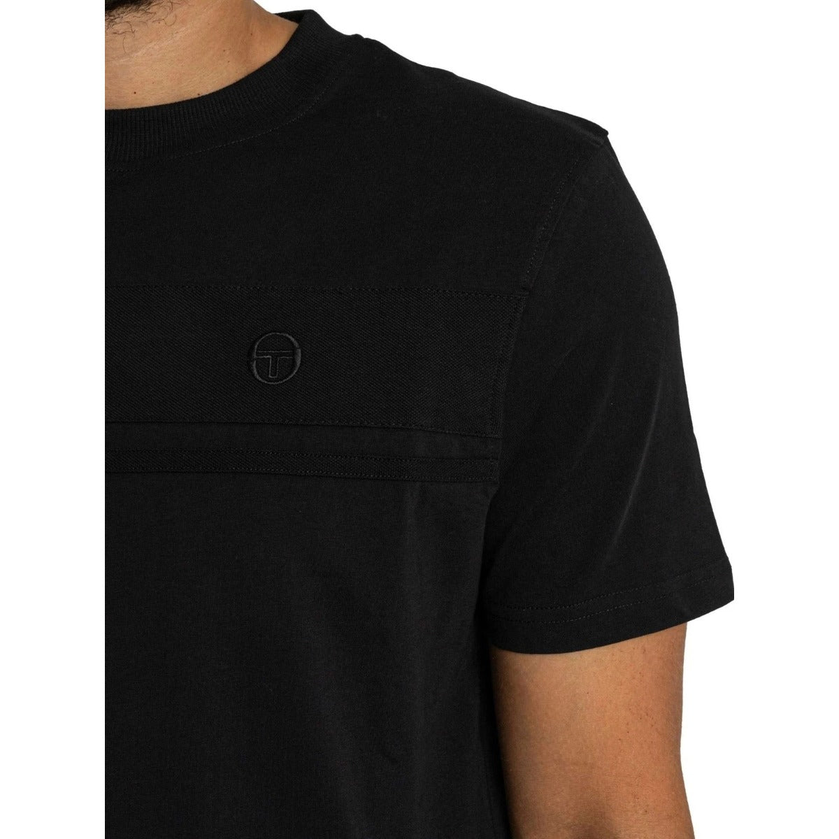 SERGIO TACCHINI TONAL DAMA T-SHIRT BLACK