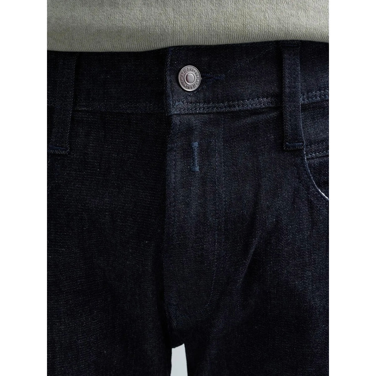 REPLAY ANBASS SLIM FIT HYPERLEX COLOR RAW BLUE/BLACK JEANS M914D 661 FI3 007
