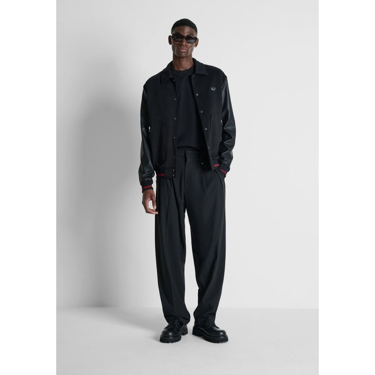 ANTONY MORATO REGULAR FIT BOMBER JACKET BLACK MMFL01147
